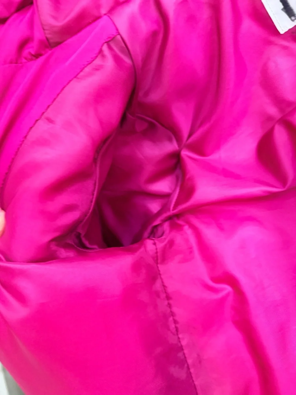 The Children's Place Hooded Puffer Jacket in Bright Magenta
